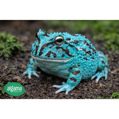 Rana Pacman Samurai Blue - Ceratophrys cranwelli Rana Pacman Samurai Blue - Ceratophrys cranwelli